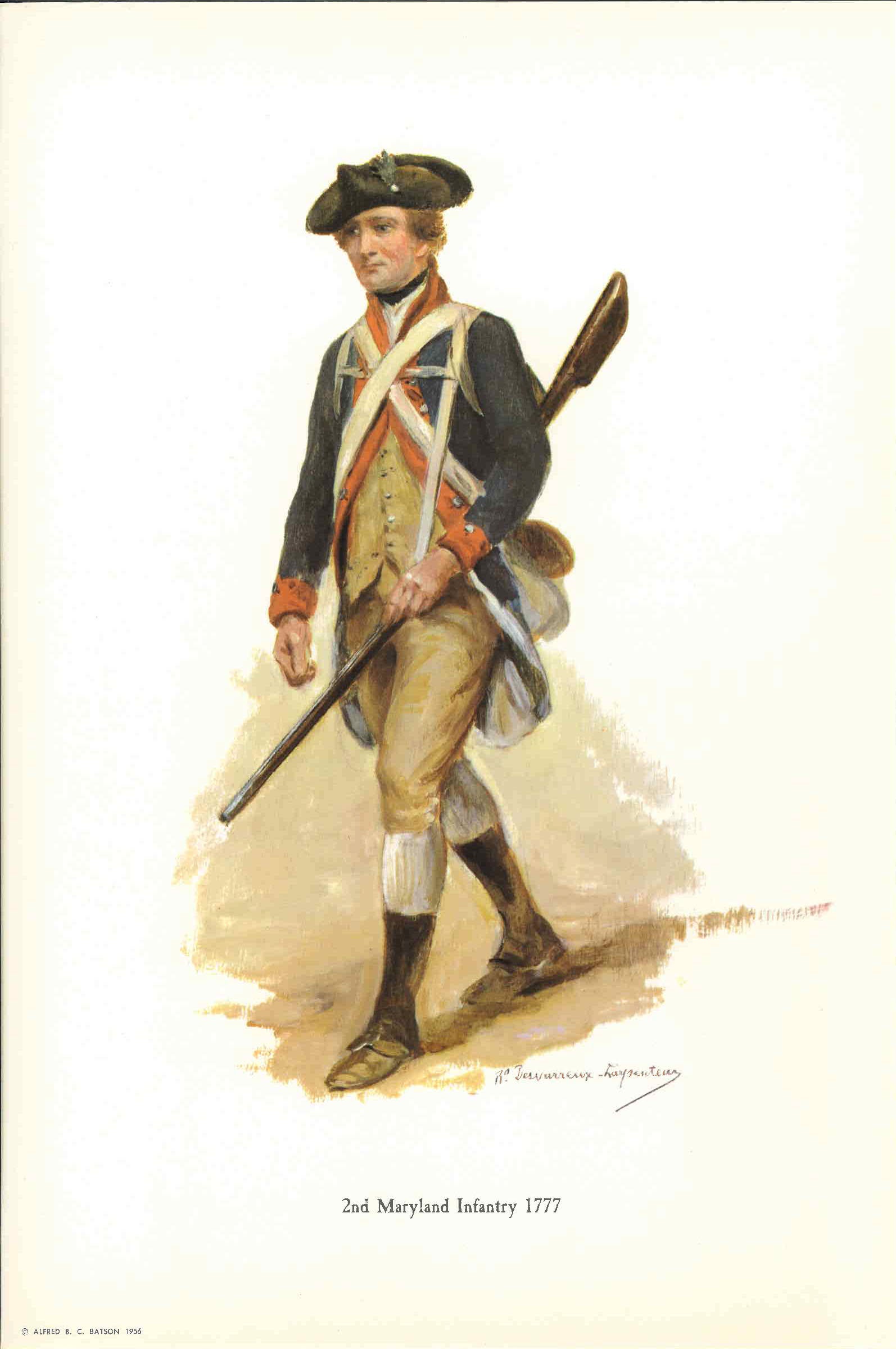 F. 2nd Maryland Infantry 1777