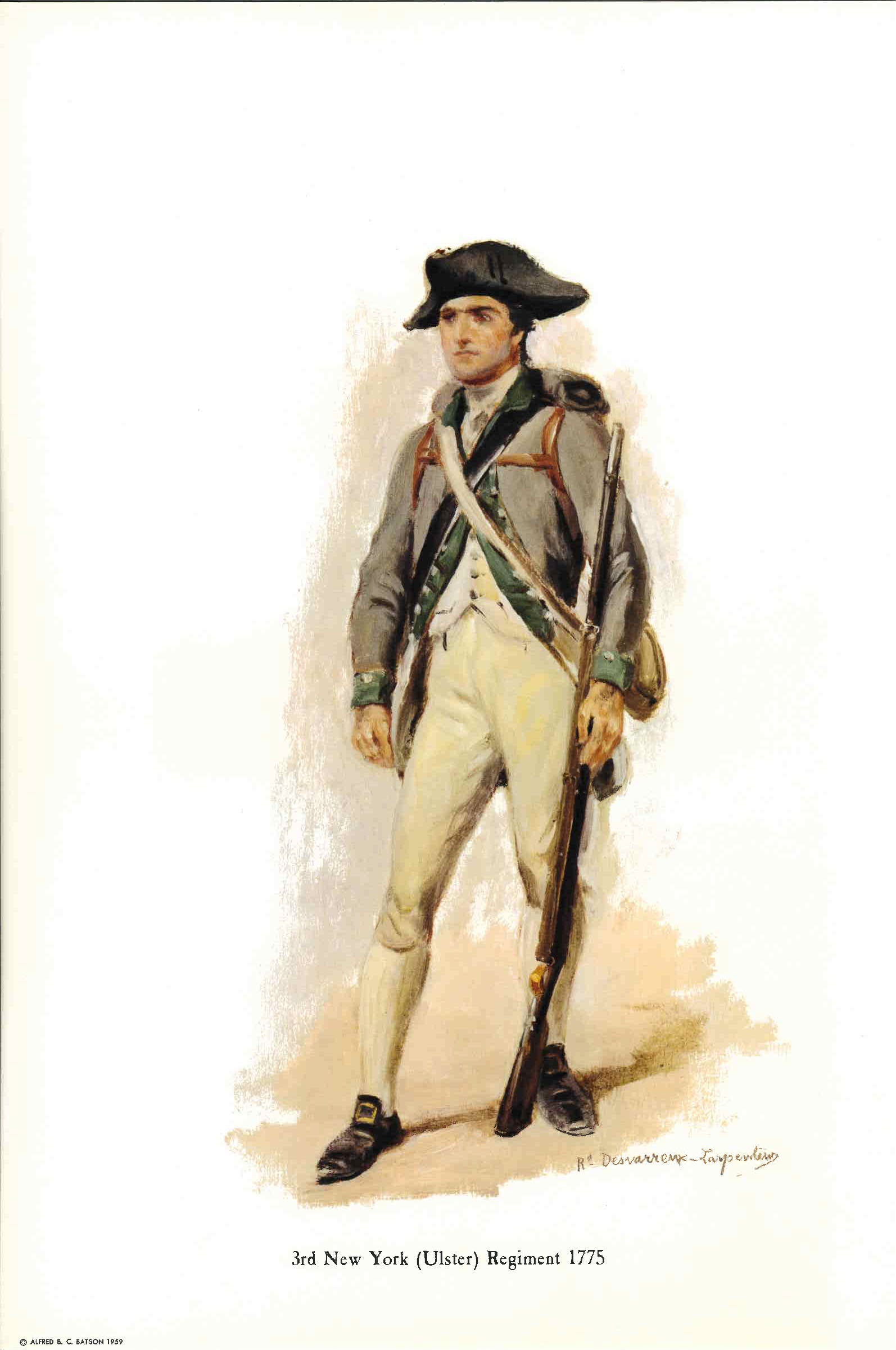 L. 3rd New York (Ulster) Regiment 1775