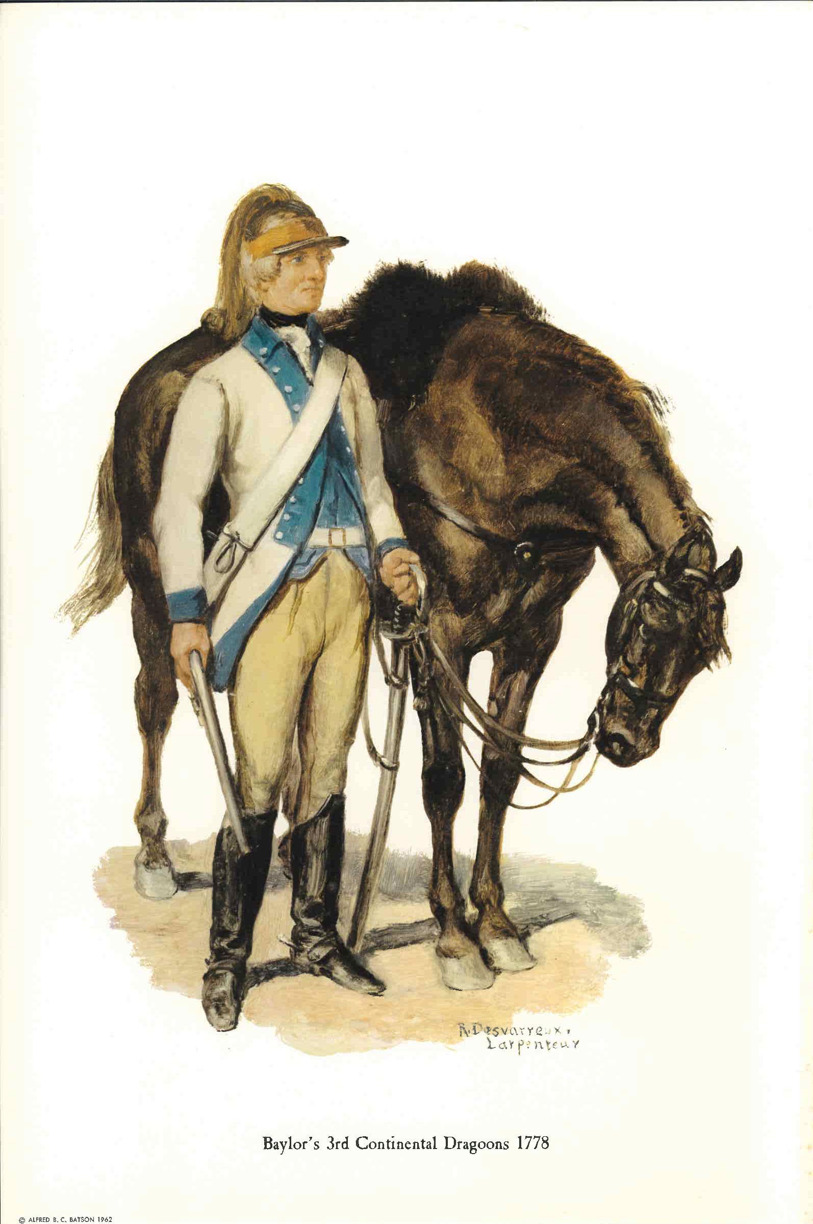 O. Baylors 3rd Continental Dragons 1778