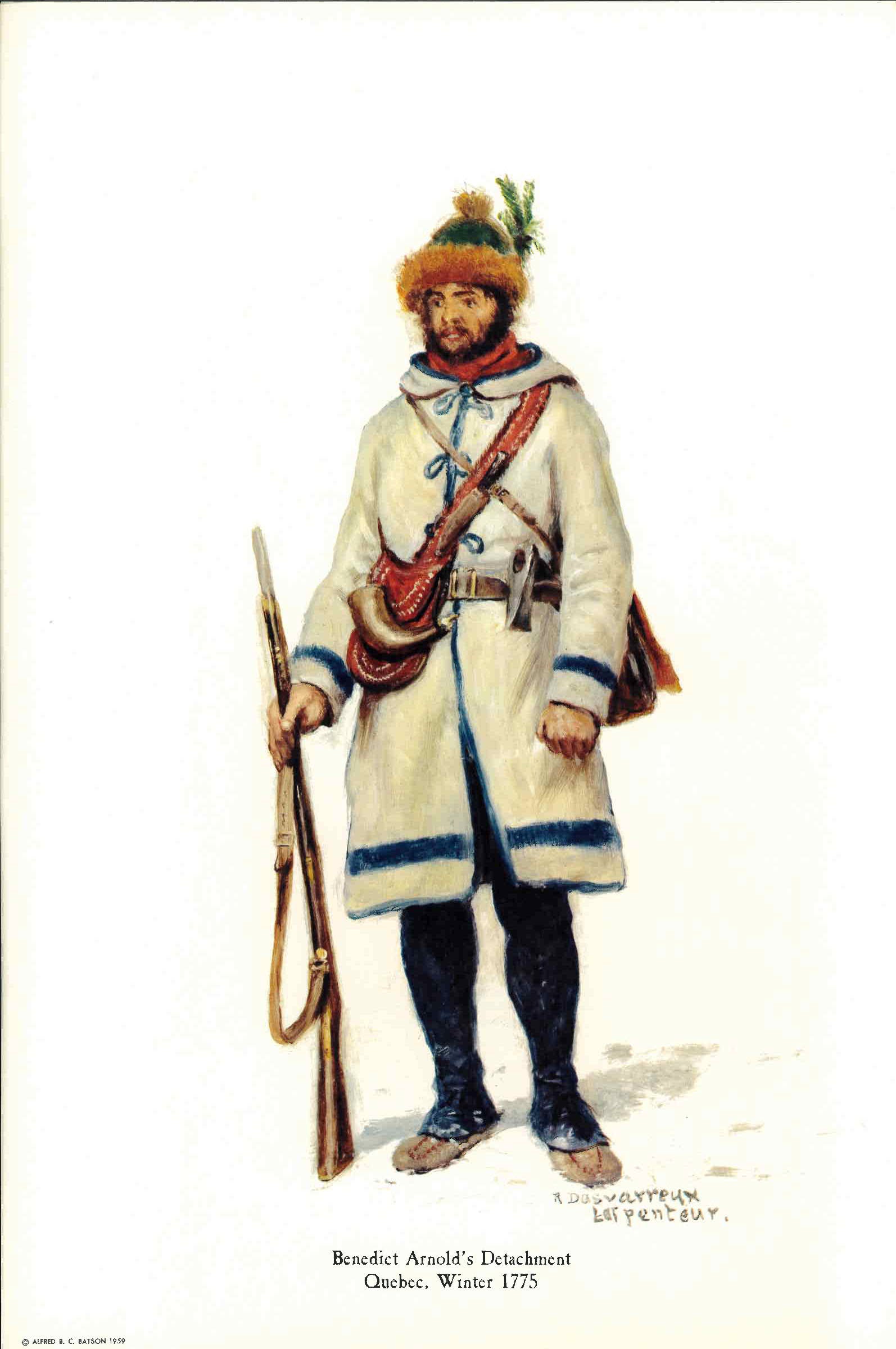I. Benedict Arnolds Detachment Quebec