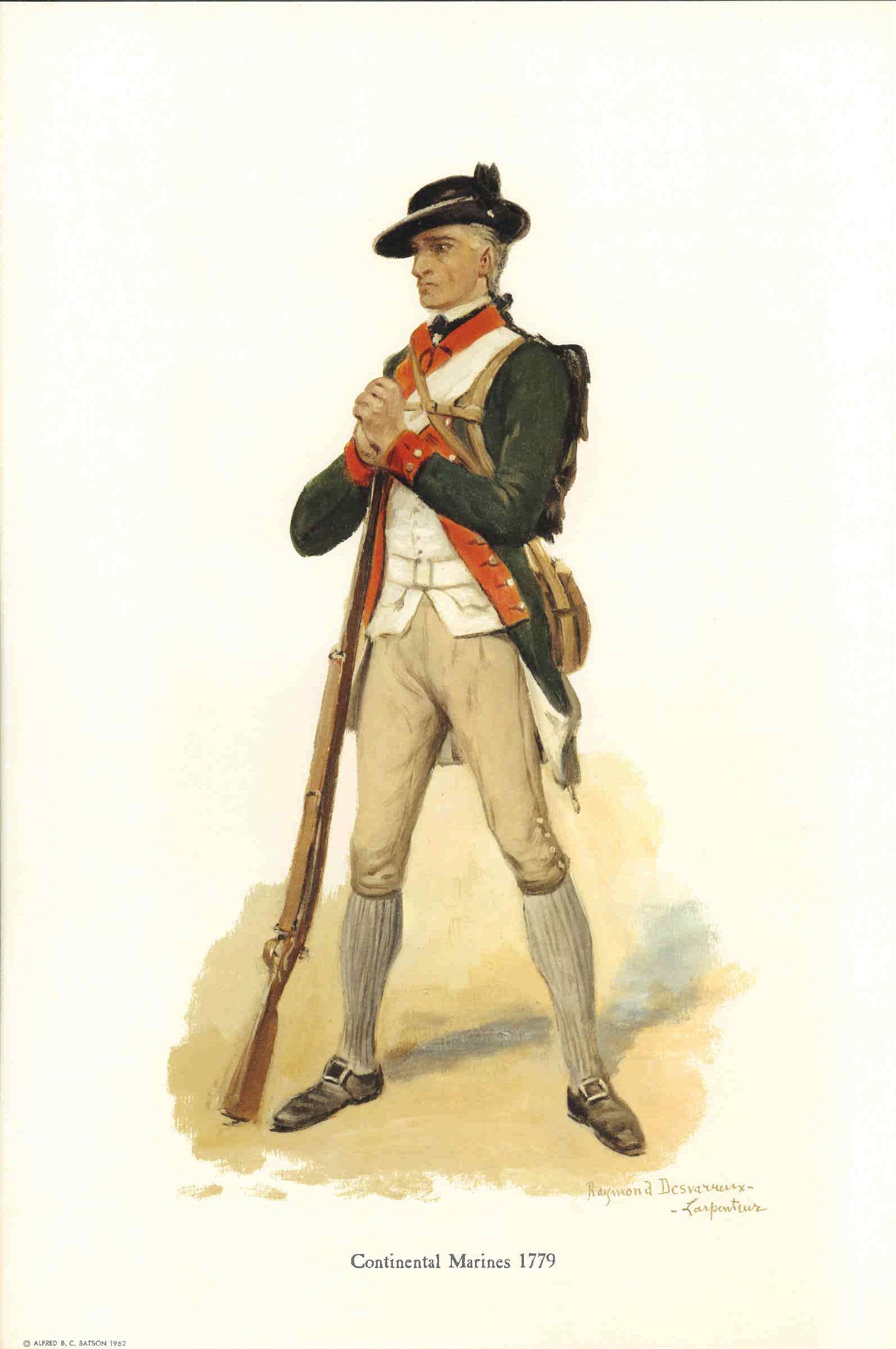 M. Continental Marines 1779