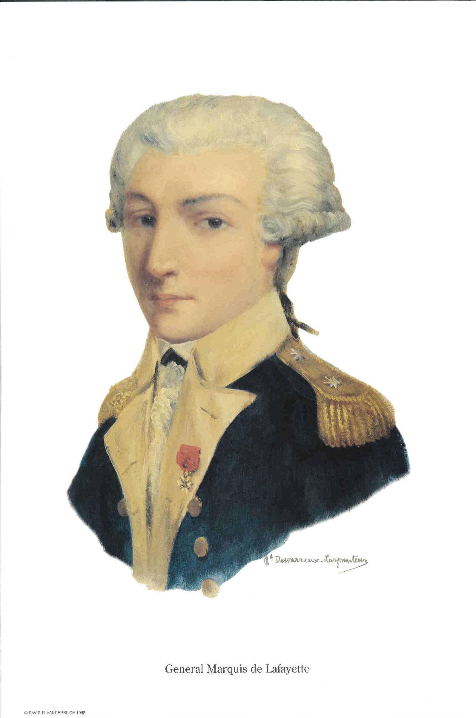 W. General Marquis de Lafayette