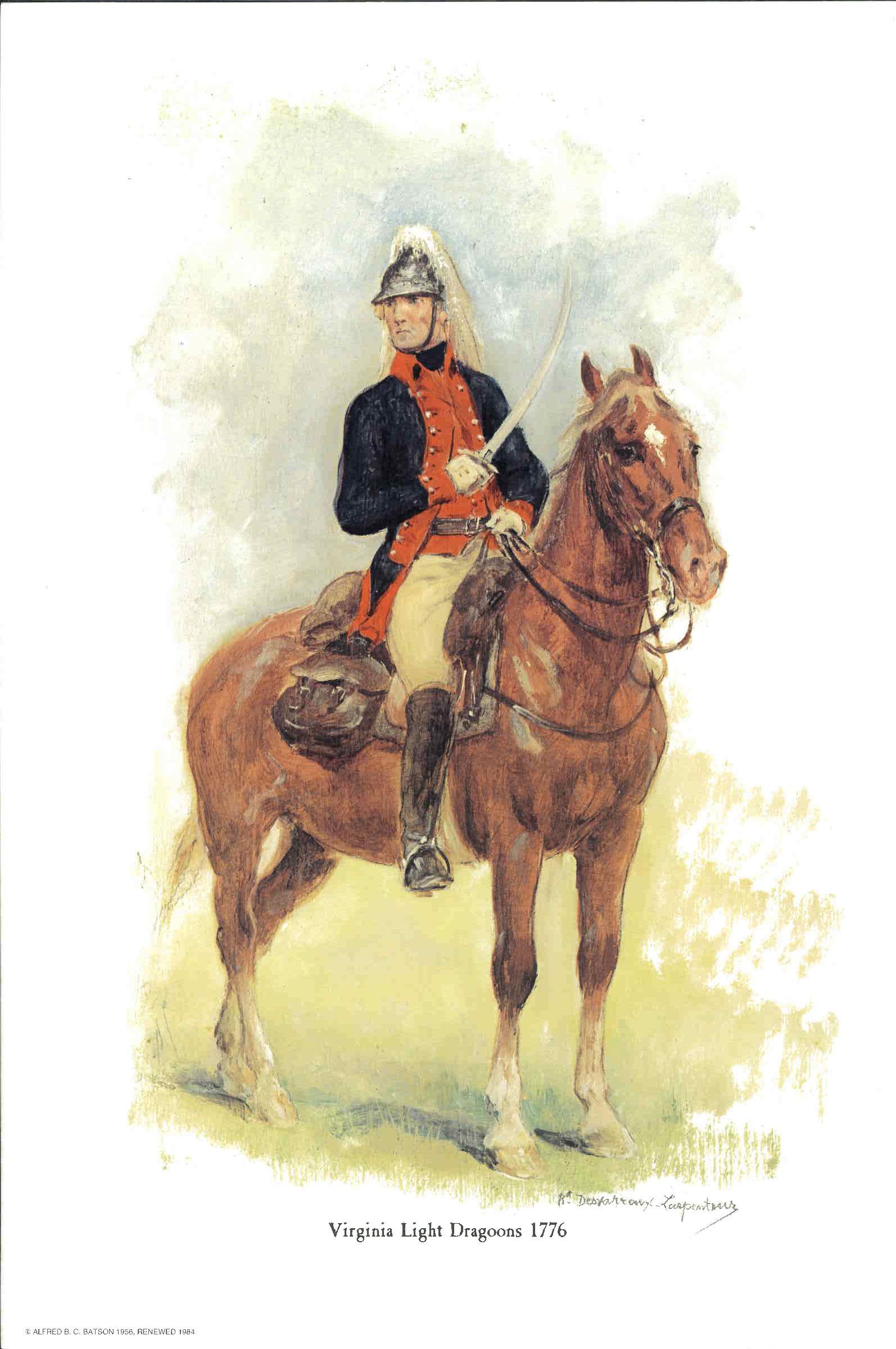 C. Virginia Light Dragons 1776